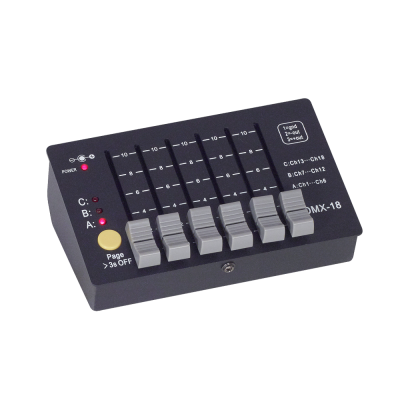 Mini Console Portable 18 channels  DMX