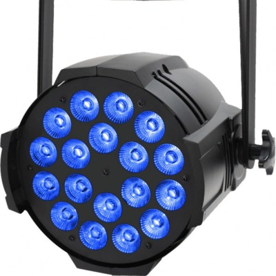 PAR LED 18 Leds 15W  RGBW   4 en 1